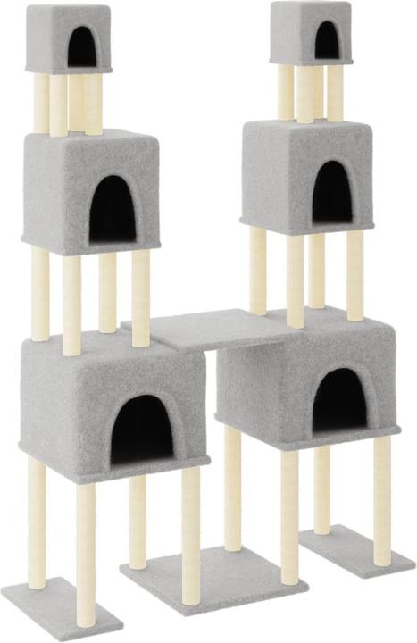 Actual product image vidaXL Kratzbaum (199 cm, Light grey)