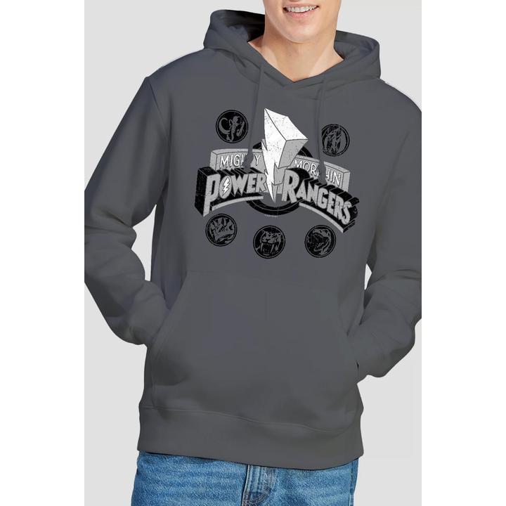 Immagine prodotto Power Rangers Power Coins Felpa con Cappuccio Uomo (XXL)