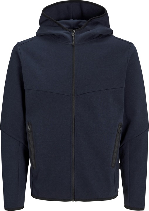 Produktbild Jack & Jones Einfarbig Kapuzenpullover mit Reissverschluss Kapuzenjacke (XXL)