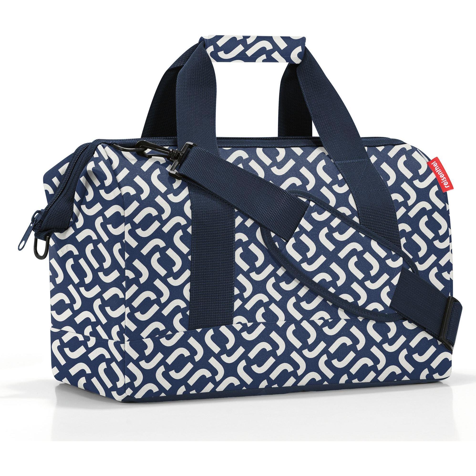 reisenthel, Handtasche, Schultertasche Allrounder M Signature Navy, Blau