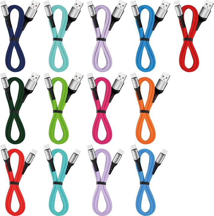 Produktbild EXC USB-Kabel BRAID (1.20 m, 36 W)