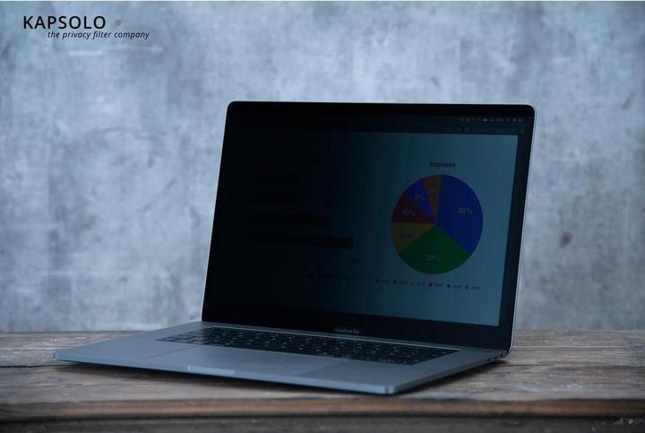 Actual product image Kapsolo KAP11663 - Notebook - Frameless Display Privacy Filter - Transparent - Pr (13.50")