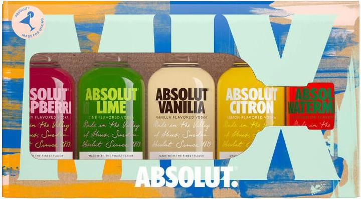 Absolut Ensemble de miniatures (5 x 5 cl)