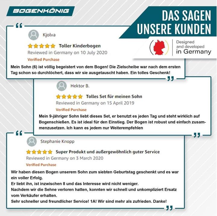 Immagine prodotto Bogenkönig Bogenschiess-Set 15 lbs