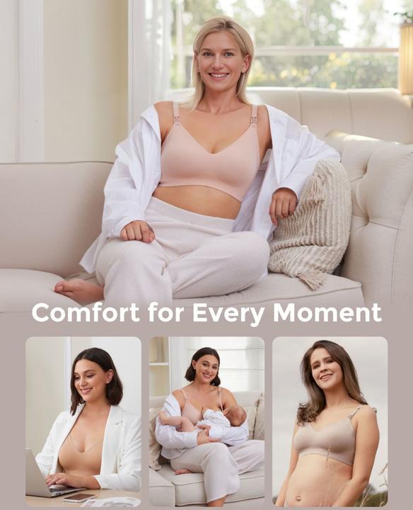 Actual product image Momcozy Nursing Bra YN21 (XL) (XL)