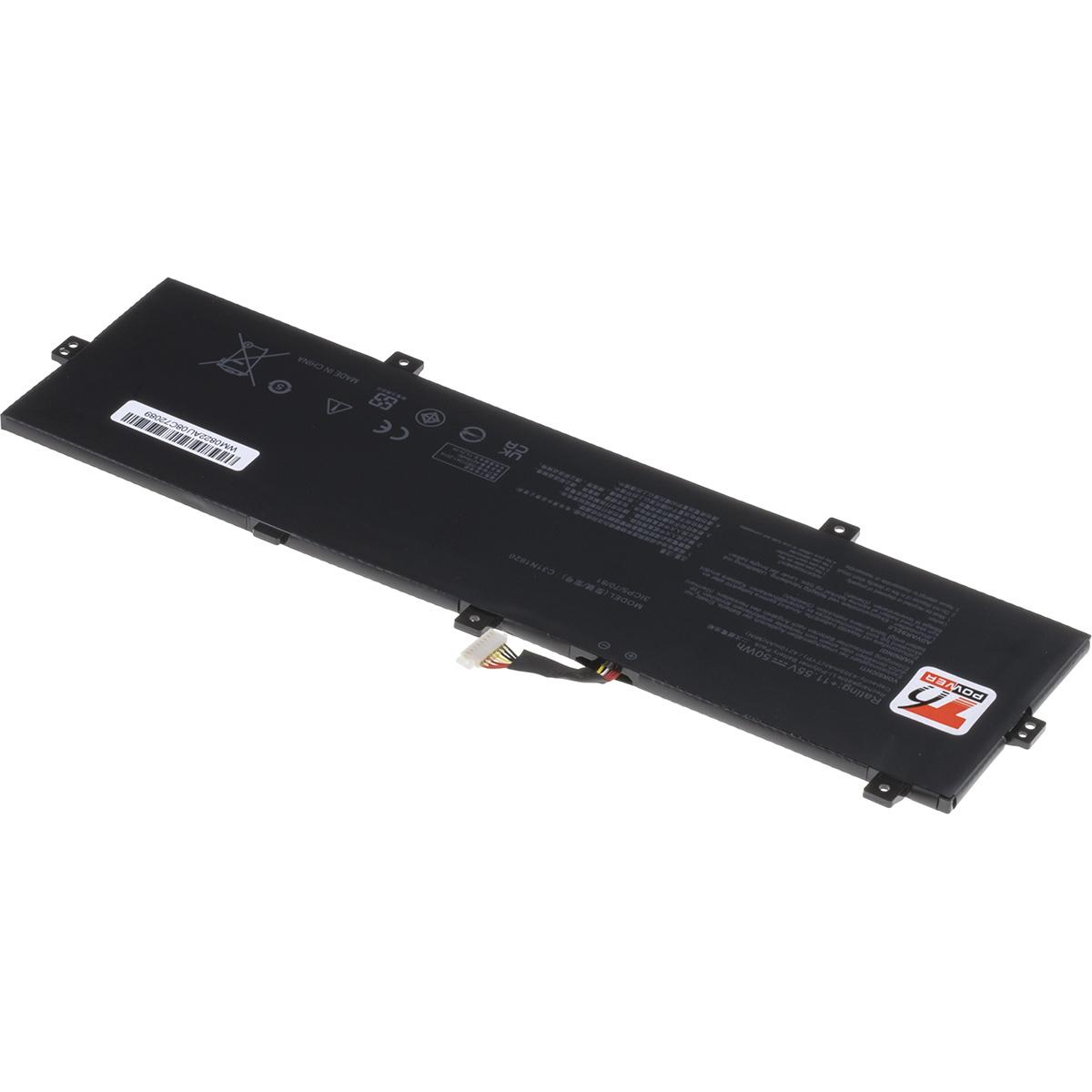 T6 Power Batteria Asus ZenBook UX430U, UX3430U,, Li-pol, 3cell (3 cubicoli, 4355 mAh), Batteria per notebook, Nero