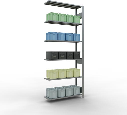 Image du produit Schulte Lagertechnik Système d'assemblage de rayonnages MULTIplus85 avec traverses de longueur