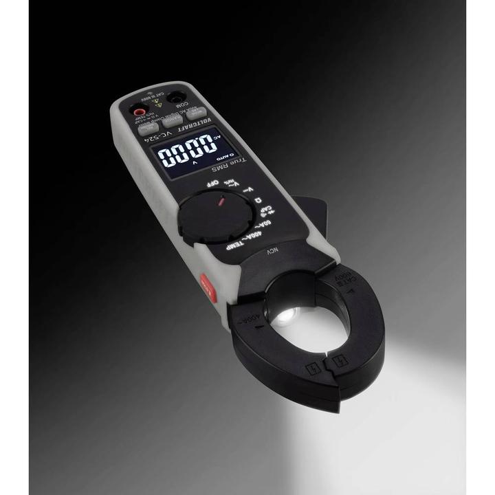 Actual product image Voltcraft VC-524 Current clamp digital CAT III 600V Display (Counts): 6000 (CAT III 600V, Pincer ammeter)