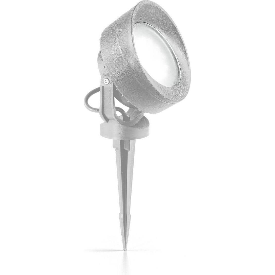 Ideal lux, Gartenbeleuchtung, LITIO GX53 Bodenleuchte 10W dimmbar Grau IP66 CCT einstellbare Lichtfarbe 145334 (GX53, IP...