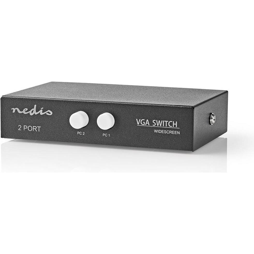 Thumbnail - Nedis VGA Switch 2 Port(s) Maximum Resolution: 2560x1600 500 MHz, Switch Box