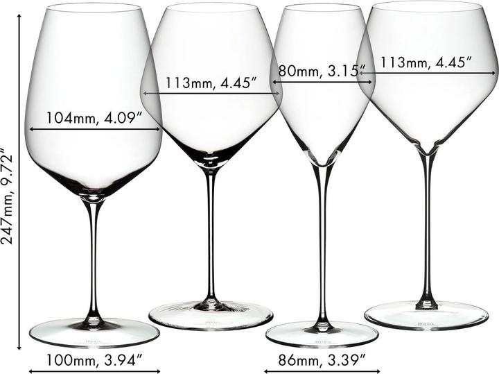 Actual product image Riedel Tasting set of glasses VELOCE (4 Glasses, White wine glasses)
