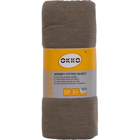 Okko, Bett Zubehör, BED SHEET POLYCOTT 200X200+25CM GREY638