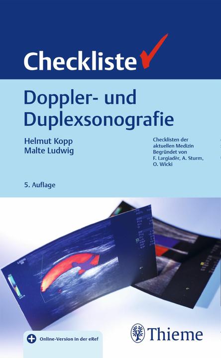 Produktbild Checkliste Doppler- und Duplexsonografie (Deutsch, Helmut Kopp, Malte Ludwig, 2019)