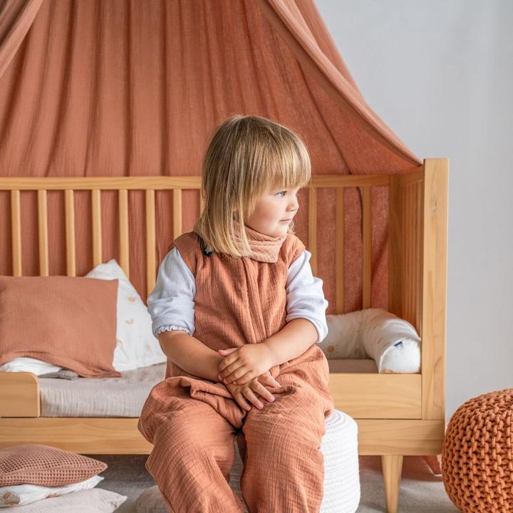 Actual product image Julius Zöllner Canopy made of cotton muslin, dune