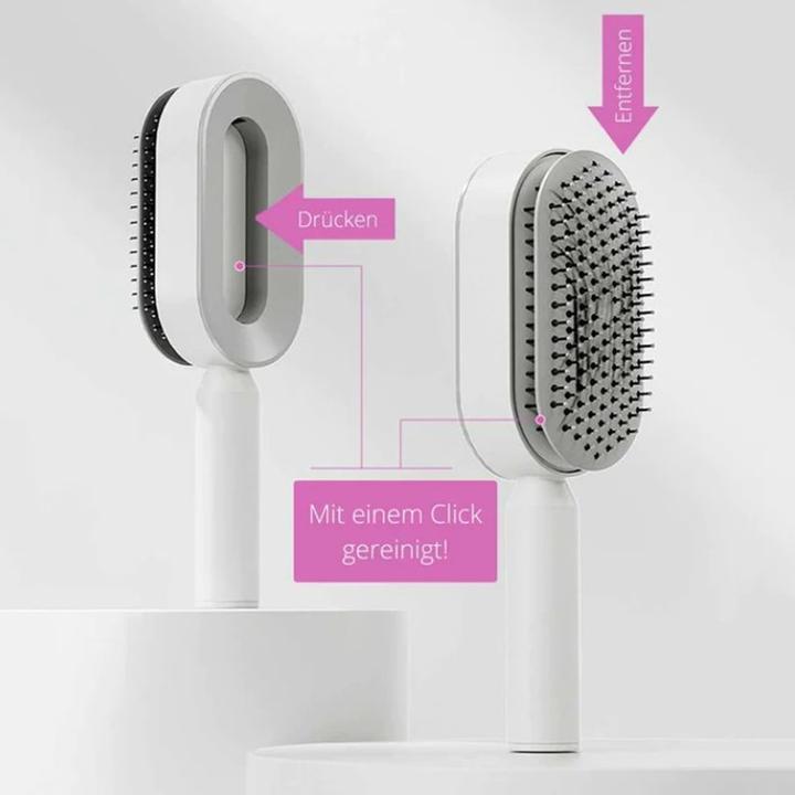 Image du produit Havetime One Key Touch Brosse à cheveux autonettoyante