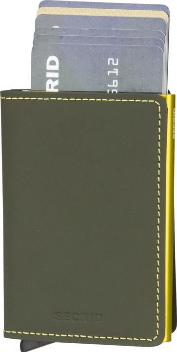 Actual product image Secrid Slimwallet Matte Green & Lime
