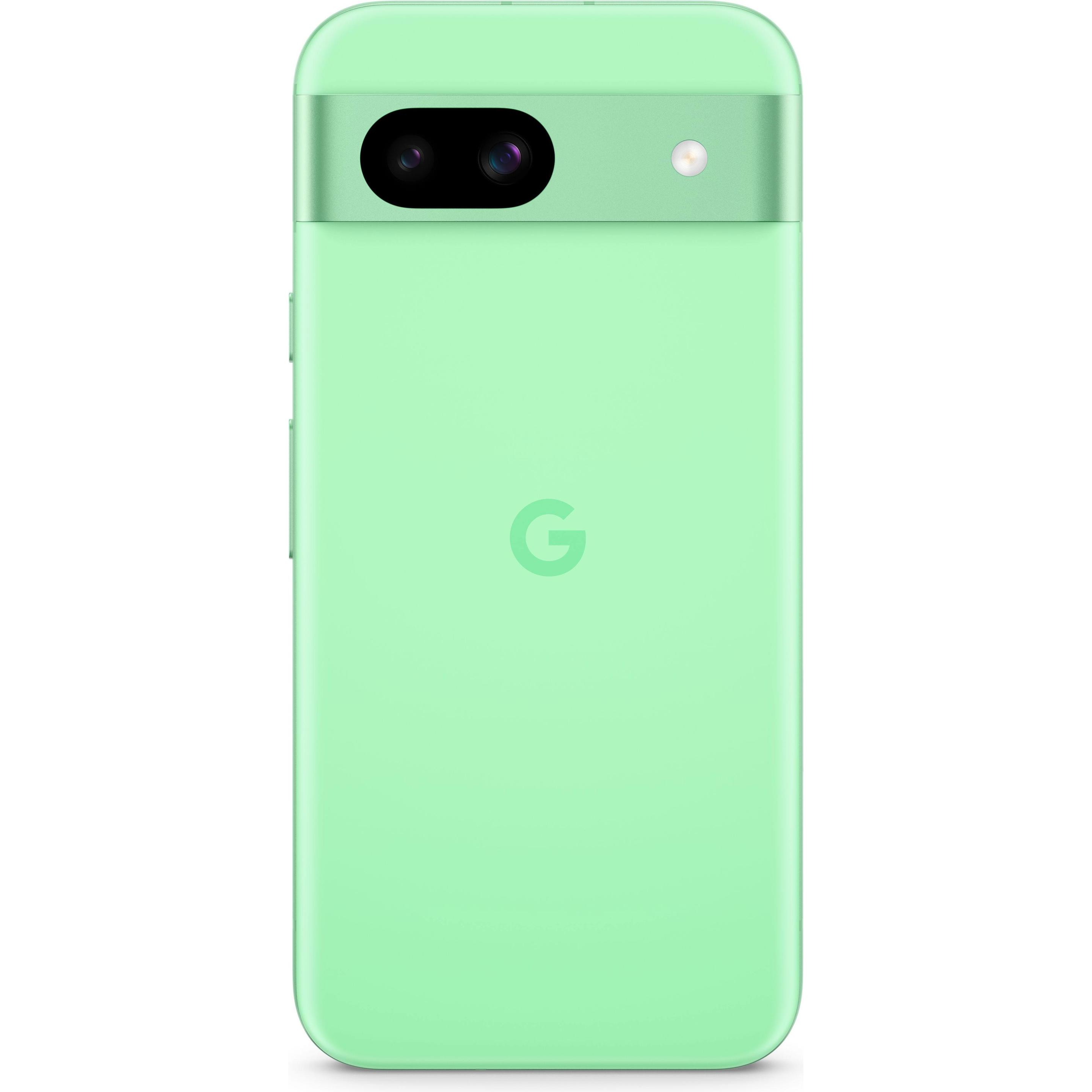 Google Pixel 8a (128 GB, Aloe, 6.10", SIM + eSIM, 64 Mpx, 5G), Smartphone, Grün