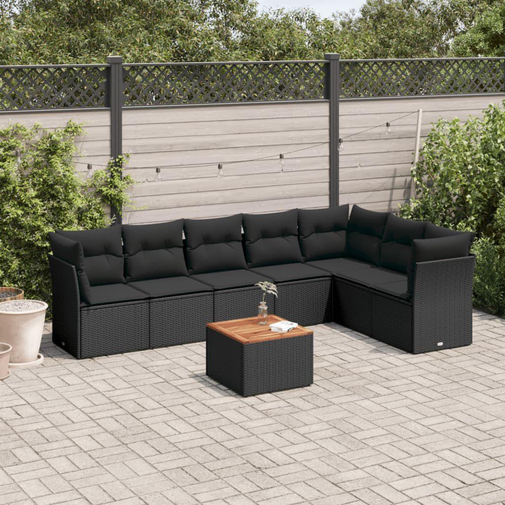 Thumbnail - VidaXL, Gartenlounge, 10-tlg. Garten-Lounge-Set mit Kissen