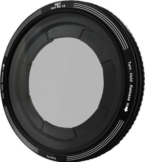 Immagine prodotto H&Y Filtro REVORING 46-62mm Black Mist 1/8 (62 mm, Filtro nebbia nero, 62 mm)