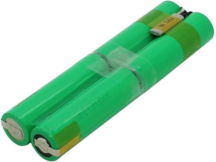 Actual product image AccuCell Akku passend für Ideal Networks PUS T4991DV Akkupack NiMH 4,8V 2100mAh L2x2 Mignon AA mit Lötfahnen (AA)