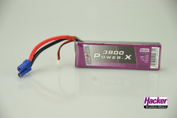 Actual product image Hacker TopFuel LiPo Battery 7.4V 3800mAh 35C (7.40 V, 3800 mAh)