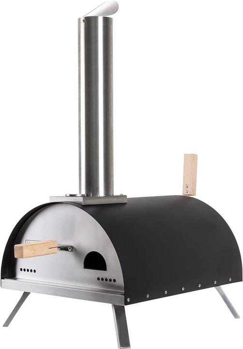 Produktbild Heidenfeld Pellet-Pizzaofen Neapel Hybrid Gas 500° Pizzastein Pizza Ofen Outdoor (Pellet / Gasbrenne (Pizzaofen Gas, Pizzaofen Holz)