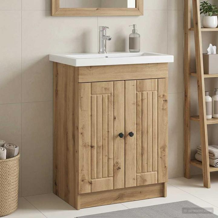 Produktbild vidaXL Badezimmerschrank (37.50 x 78.50 x 81 cm)