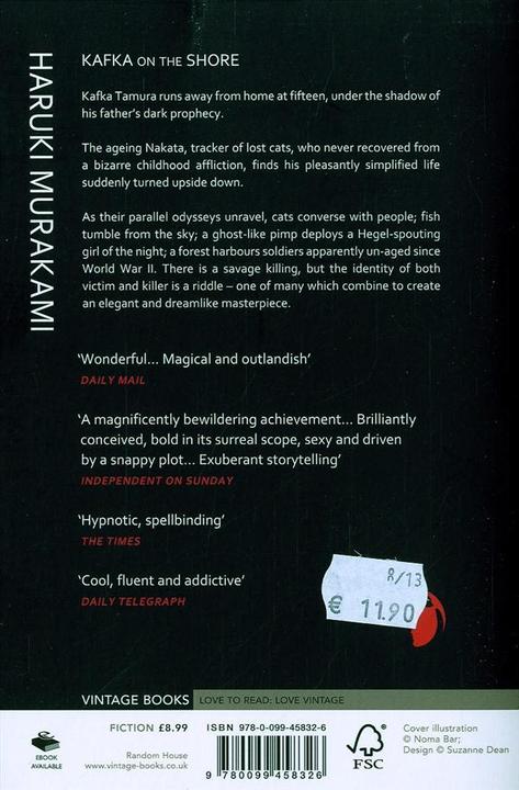 Produktbild Kafka on the Shore (Englisch, Haruki Murakami, 2005)