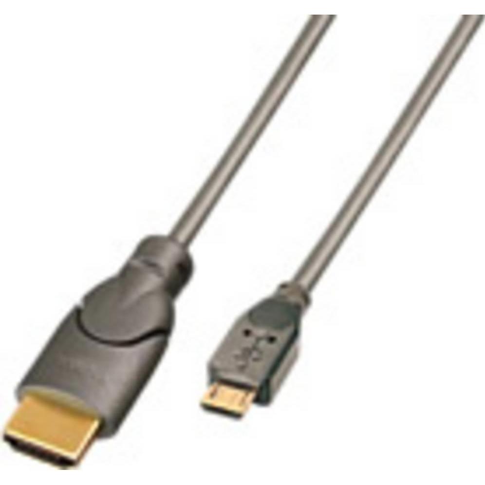 Lindy MHL (Micro USB) — HDMI (Typ A) (2 m, HDMI, USB), Video Kabel