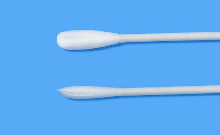 Tamiya Cotton swab round flat (50 pcs.)