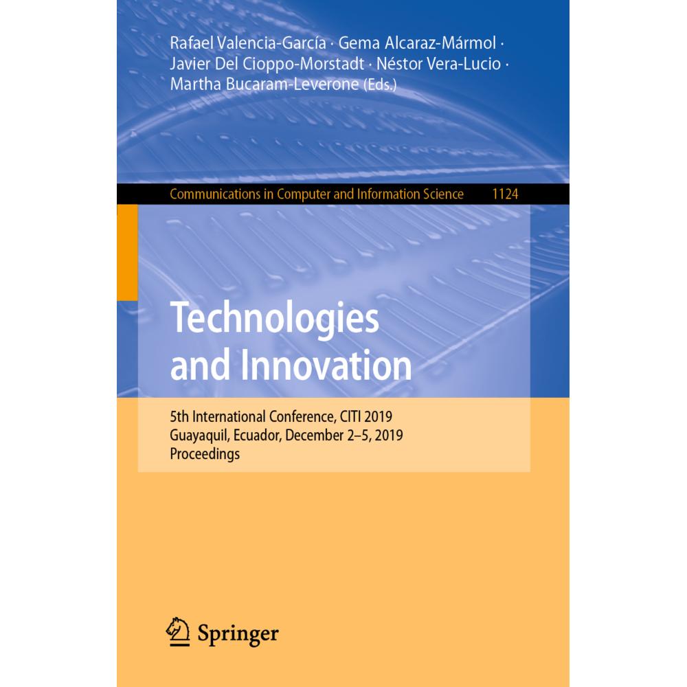 Technologies and Innovation, Fachbücher von Martha Bucaram-Leverone, Rafael Valencia-García, Javier Del Cioppo-Morstadt,...