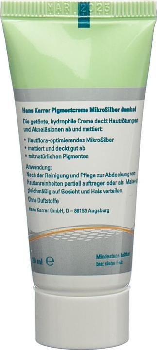 Produktbild Hans Karrer Pigmentcr MikroSilb dun 20ml (20 ml)