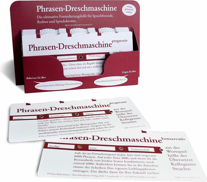Actual product image Phrase thresher (game)762 (German)