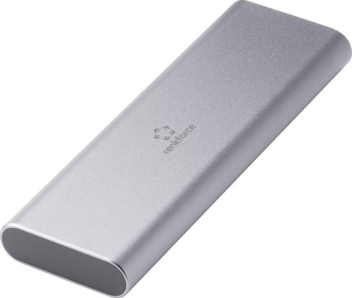 Actual product image Renkforce RF-ENC-600 M.2 hard drive enclosure M.2 SATA SSD, M.2 PCIe NVMe SSD USB (M.2)