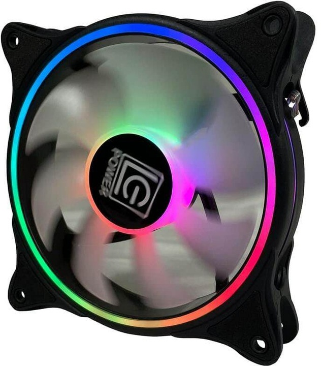 Image du produit LC-Power LC-CF-120-ARGB-B Noir Ventilateur de boîtier 120mm 12x12CM retail (120 mm, 1 x)