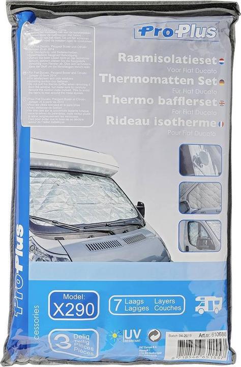 Actual product image ProPlus Thermomats set for Fiat Ducato X290 from 2014