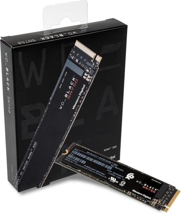 Actual product image WD Black SN750 Gaming (2000 GB, M.2 2280)