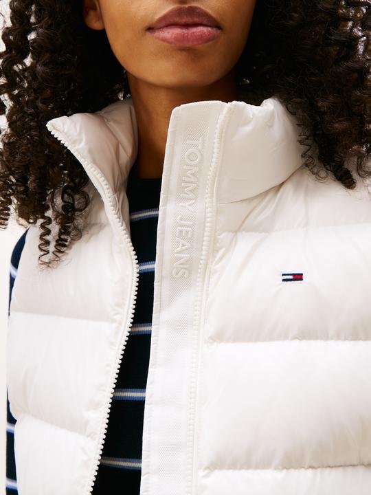 Actual product image Tommy Jeans Slim Zip Print Down Vest (S)