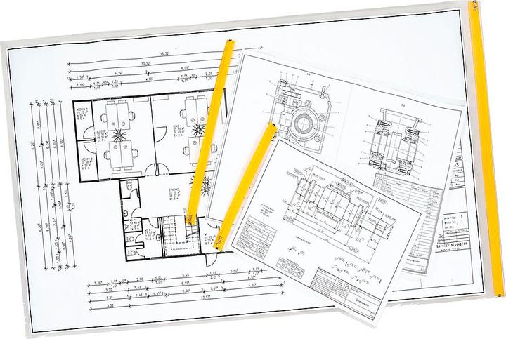 Image du produit Eichner 10 pochettes de protection de bâche A4 transparentes/jaunes (10 pcs)