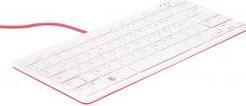 Actual product image Raspberry Pi Keyboard, AZERTY Red, White - (FR)