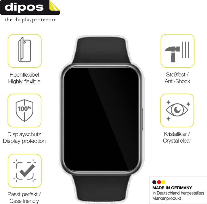Produktbild Dipos Displayschutzfolie Full-Cover 3D (Huawei Watch Fit 2)