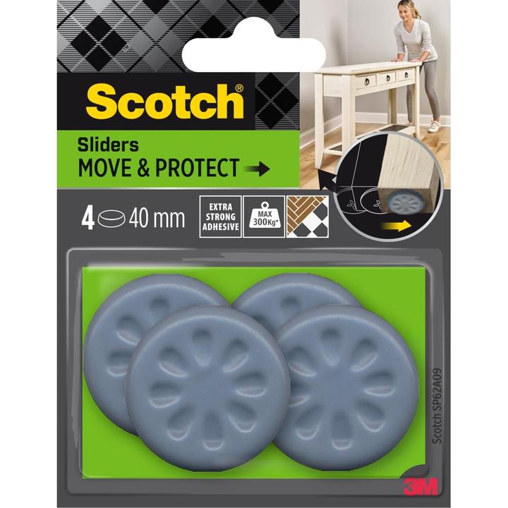 Productafbeelding Scotch Möbelgleiter (Plastic glijders, 4 Stuk)