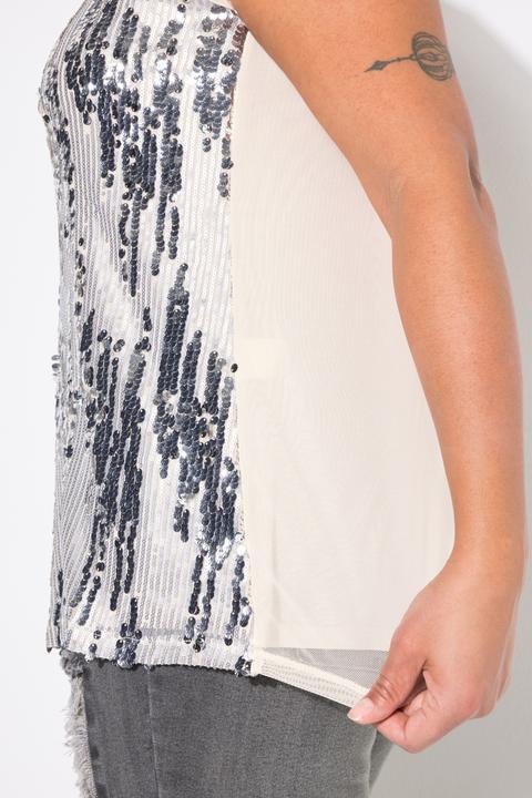 Produktbild Angel of Style Blusentop, A-Linie, Pailletten/Mesh (56)