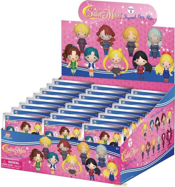 Immagine prodotto Monogram Sailor Moon 3D PVC-Taschenanhänger Series 5 Display (24)