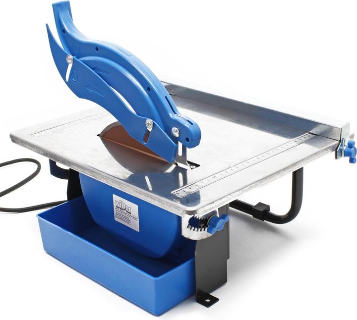 Produktbild Wiltec Fliesenschneider elektrisch 600W 34mm Nassschneider Fliesensäge neigbar