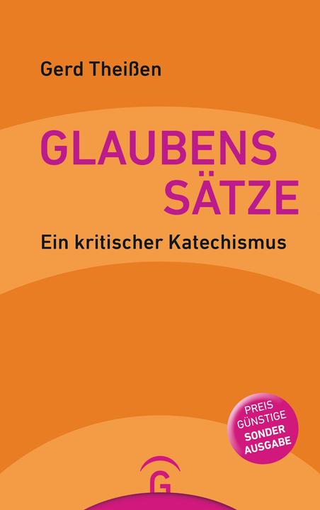 Produktbild Glaubenssätze (Deutsch, Gerd Theissen, 2018)