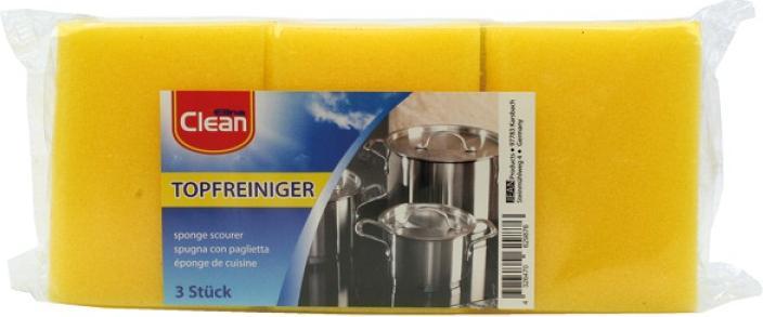 Image du produit Elina Éponges Nettoyeur de pots jaune (3 pcs)