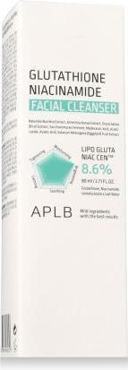 Actual product image Aplb Glutathione Niacinamide Facial Cleanser Lipo Gluta Niac 8.6% 2.71 (Cleansing lotion)