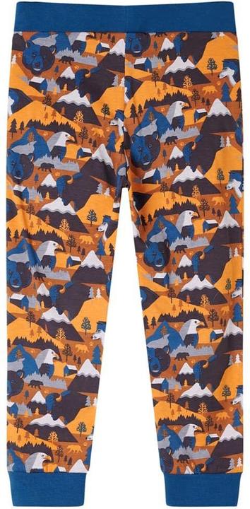 Produktbild vidaXL Kinderpyjama mit Langen Ärmeln Cognac 128,Material: 100 (128)