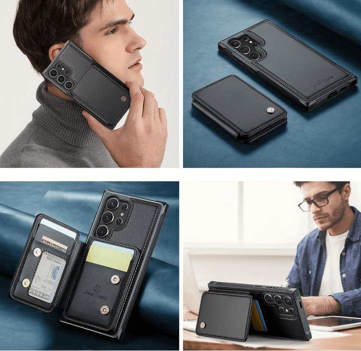 Produktbild Cover-Discount 2-in-1 Backcover mit Kreditkarten-Etui (Samsung Galaxy S24 Ultra)